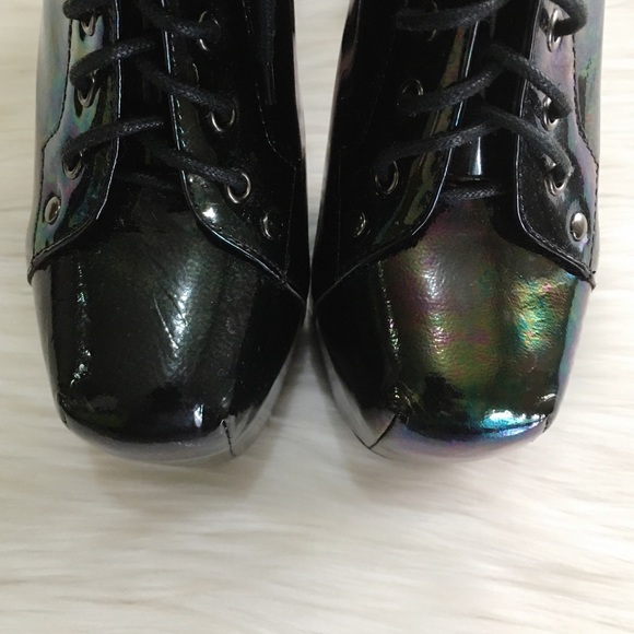 Jeffrey Campbell Lita Iridescent Boots - Picture 4 of 13